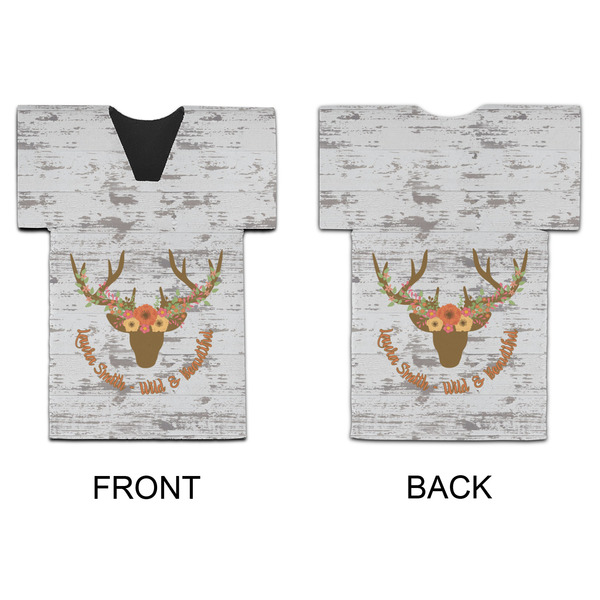 Floral Antler Jersey Bottle Cooler - APPROVAL