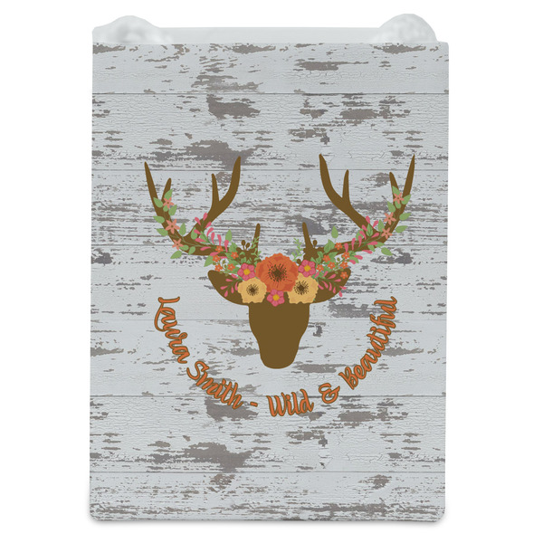 Floral Antler Jewelry Gift Bag - Gloss - Front