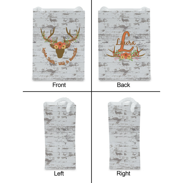 Floral Antler Jewelry Gift Bag - Matte - Approval