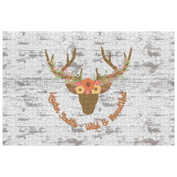 Floral Antler 1014 pc Jigsaw Puzzle (Personalized)