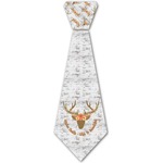 Floral Antler Iron On Tie (Personalized)
