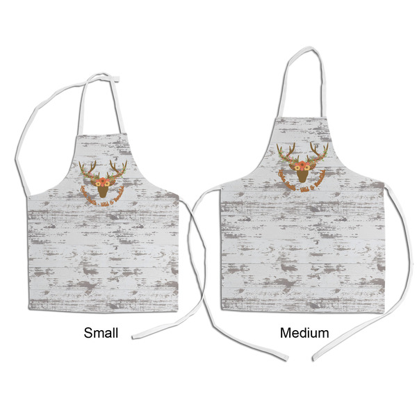 Floral Antler Kid's Aprons - Comparison