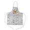 Floral Antler Kid's Apron w/ Name or Text