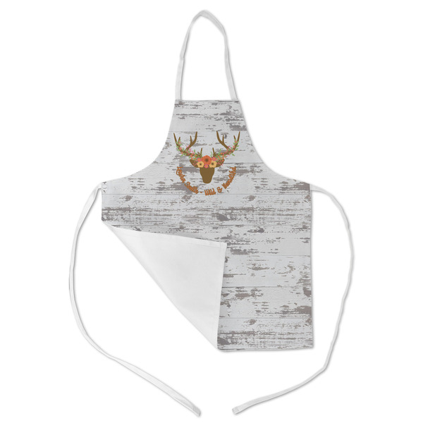 Floral Antler Kid's Aprons - Medium - Main (med/lrg)