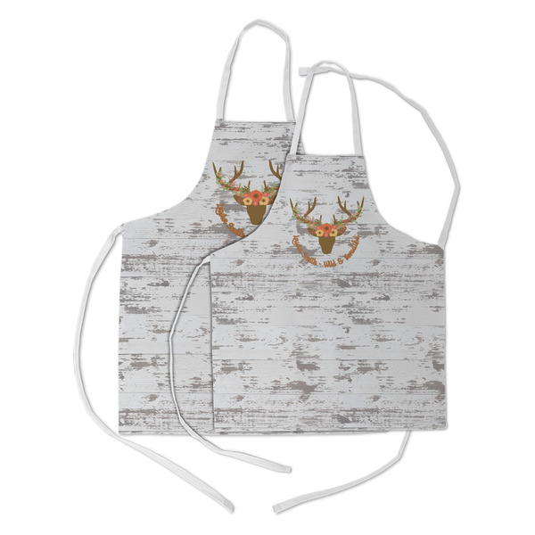 Floral Antler Kid's Aprons - Parent - Main