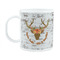 Floral Antler Plastic Kids Mug (Personalized)