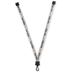 Floral Antler Lanyard (Personalized)