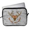 Floral Antler Laptop Sleeve / Case - 15" (Personalized)