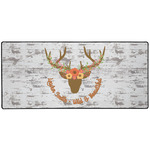Floral Antler Gaming Mouse Pad (Personalized)