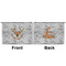 Floral Antler Large Zipper Pouch Approval (Front and Back)