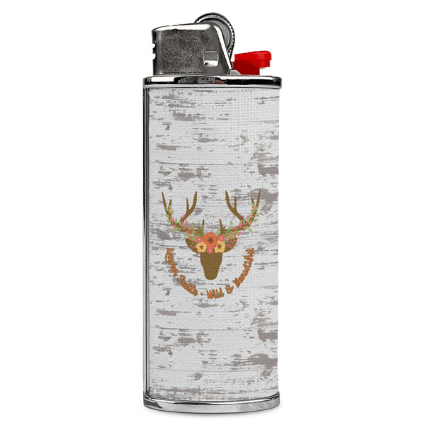 Custom Floral Antler Case for BIC Lighters (Personalized)