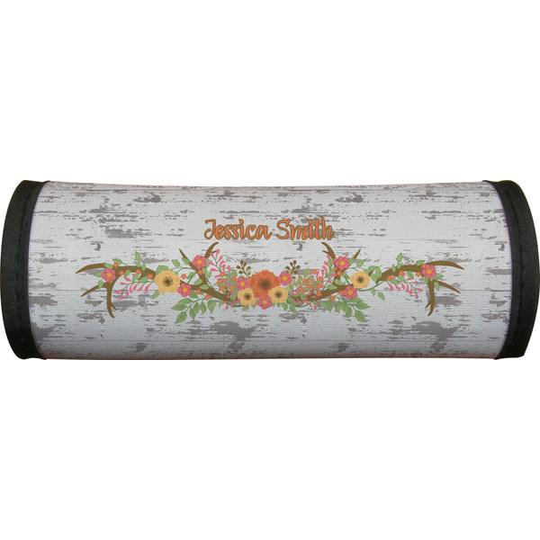 Floral Antler Luggage Handle Wrap