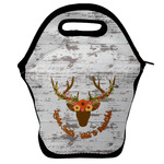 Floral Antler Lunch Bag w/ Name or Text