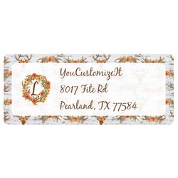 Floral Antler Return Address Labels (Personalized)