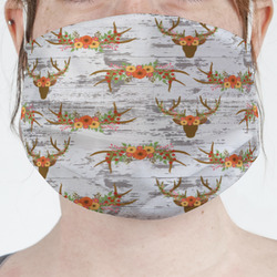 Floral Antler Face Mask Cover
