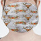 Floral Antler Face Mask Cover