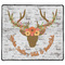 Floral Antler XL Gaming Mouse Pad - 18" x 16" (Personalized)