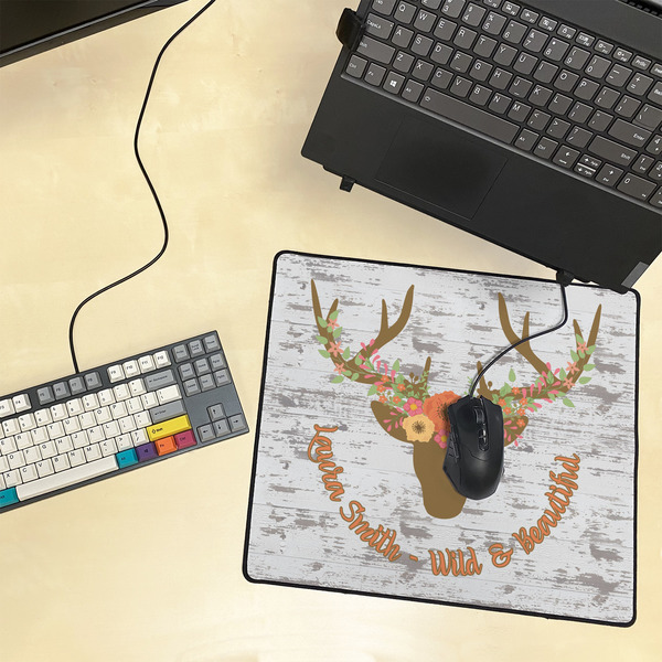 Floral Antler Medium Gaming Mats - LIFESTYLE
