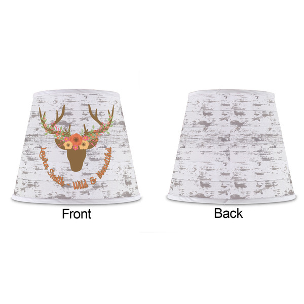 Floral Antler Poly Film Empire Lampshade - Approval