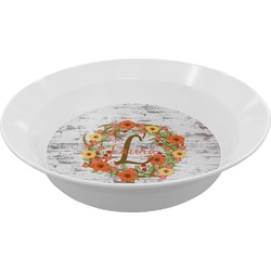 Floral Antler Melamine Bowl (Personalized)