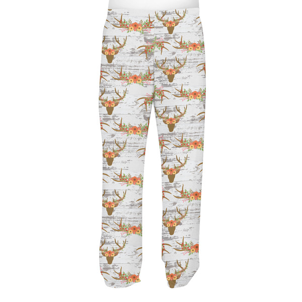 Floral Antler Men's Pjs Back - on model