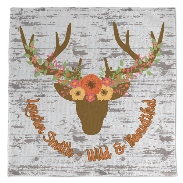 Floral Antler Microfiber Dish Rag - APPROVAL