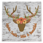 Floral Antler Microfiber Dish Towel (Personalized)