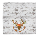 Floral Antler Microfiber Dish Rag (Personalized)