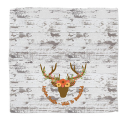 Floral Antler Microfiber Dish Rag (Personalized)