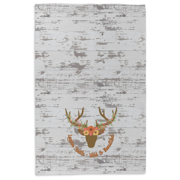 Floral Antler Microfiber Dish Towel - APPROVAL