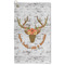 Floral Antler Microfiber Golf Towel (Personalized)