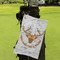 Floral Antler Microfiber Golf Towels - Small - LIFESTYLE
