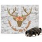Floral Antler Dog Blanket - Regular (Personalized)