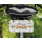 Floral Antler Mini License Plate on Bicycle - LIFESTYLE Two holes