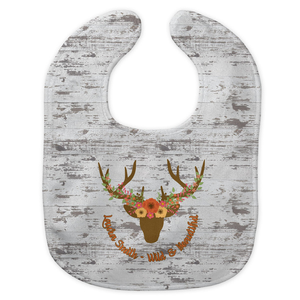 Floral Antler New Bib Flat Approval