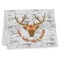 Floral Antler Note Card - Main