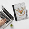 Floral Antler Notebook Padfolio - LIFESTYLE (large)