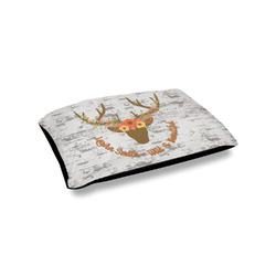 Floral Antler Outdoor Dog Bed - Small (Personalized)