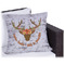 Floral Antler Outdoor Pillow - 16" (Personalized)