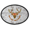 Floral Antler Oval Patch