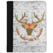 Floral Antler Padfolio Clipboards - Small - FRONT