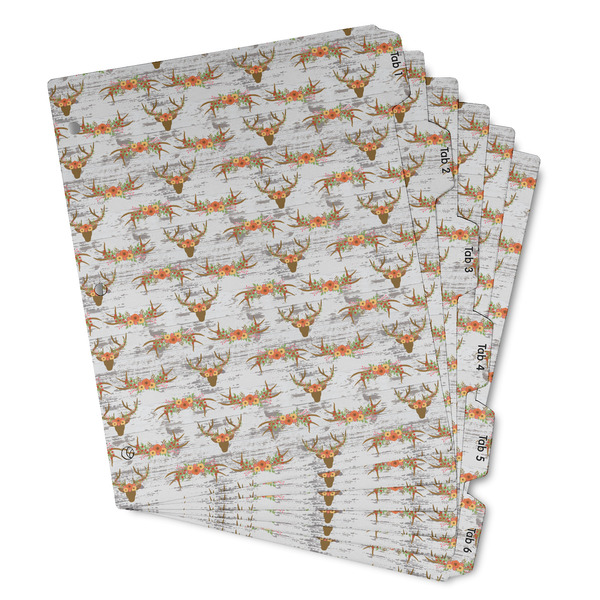 Floral Antler Page Dividers - Set of 6 - Main/Front