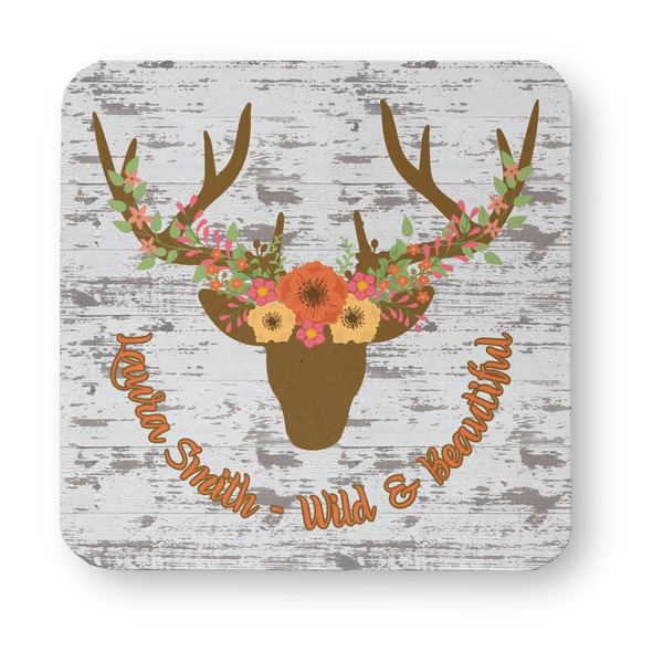 Floral Antler Paper Coasters - Approval
