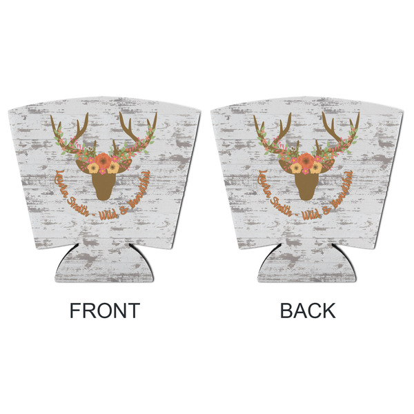 Floral Antler Party Cup Sleeves - with bottom - APPROVAL