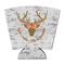 Floral Antler Party Cup Sleeves - with bottom - FRONT