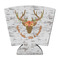Floral Antler Party Cup Sleeve - with Bottom (Personalized)