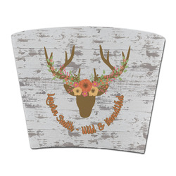 Floral Antler Party Cup Sleeve - without bottom (Personalized)