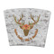 Floral Antler Party Cup Sleeves - without bottom - FRONT (flat)
