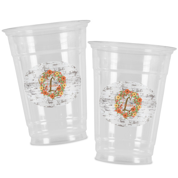 Floral Antler Party Cups - 16oz - Alt View