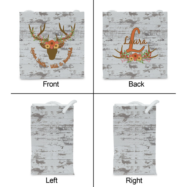 Floral Antler Party Favor Gift Bag - Gloss - Approval